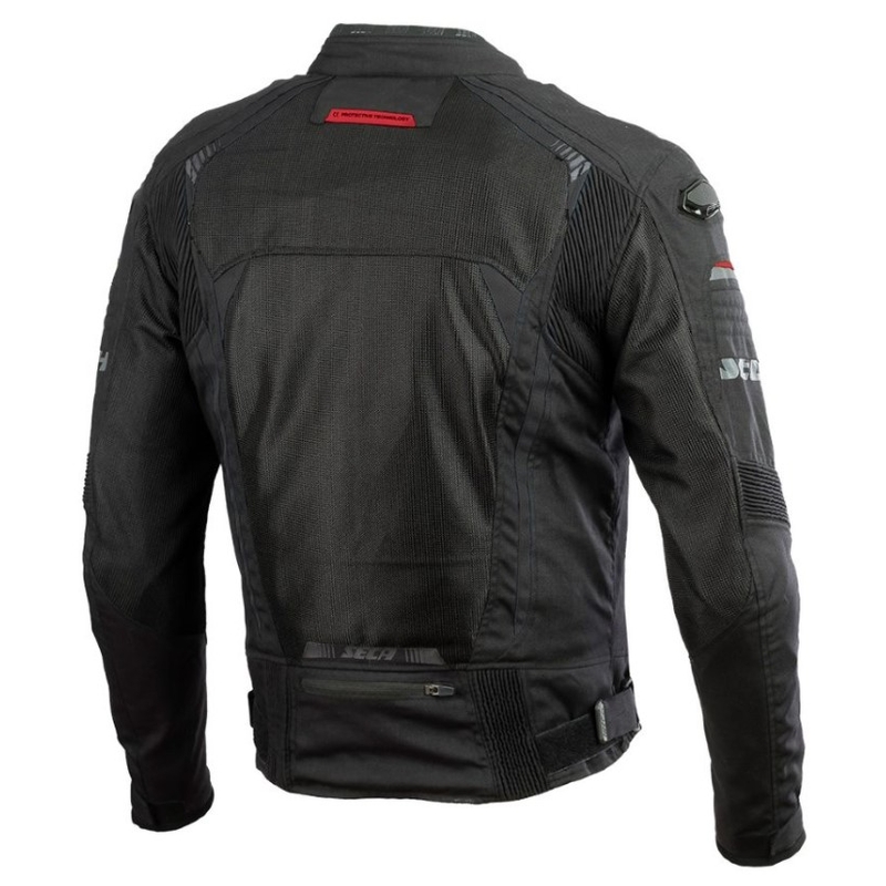 Kurtka motocyklowa SECA SuperAir czarna wyprzedaż