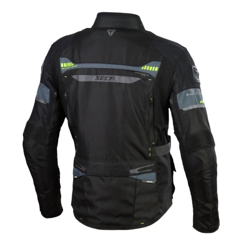 Kurtka motocyklowa SECA Arrakis II czarna wyprzedaż