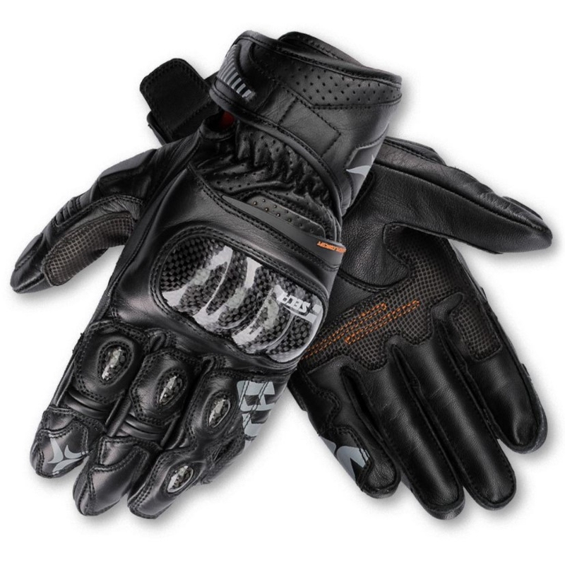 Rękawice motocyklowe SECA Trackday Short czarne