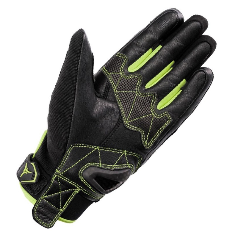 Rękawice motocyklowe SECA X-Stretch Black-Yellow Fluo wyprzedaż