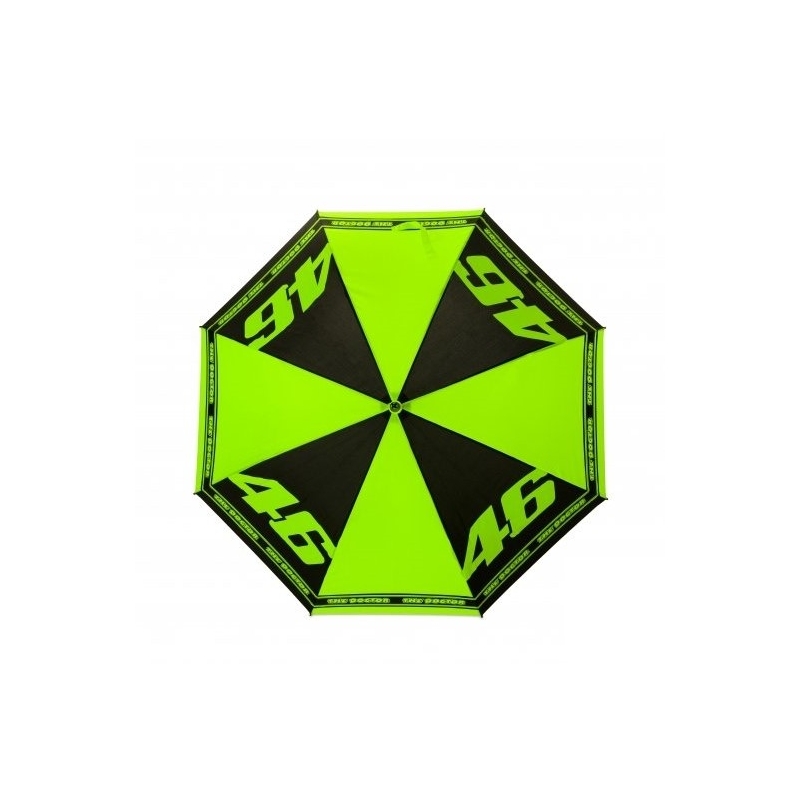 Składany parasol VR46 Valentino Rossi Doctor czarny-fluo żółty