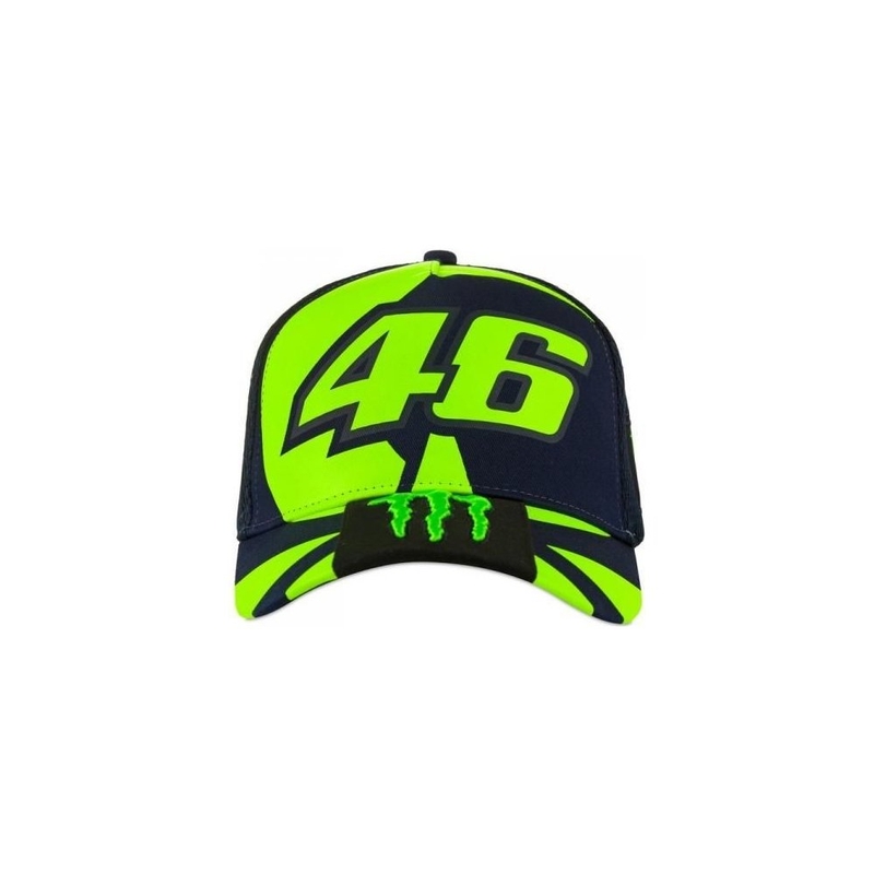 Czapka dziecięca VR46 Valentino Rossi niebiesko-fluo żółta