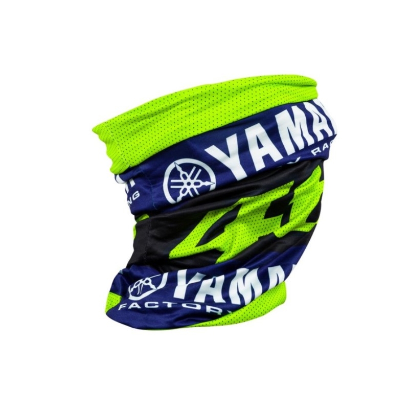 Ocieplacz na szyję VR46 Valentino Rossi Yamaha niebiesko-fluo żółty