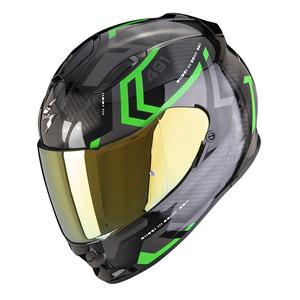 Integralny kask motocyklowy SCORPION EXO-491 SPIN czarno-zielony