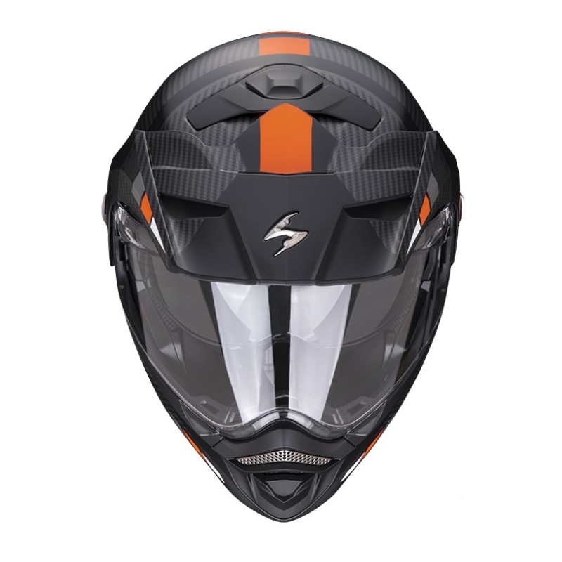 Kask motocyklowy SCORPION ADX-2 CAMINO black-silver-orange wyprzedaż