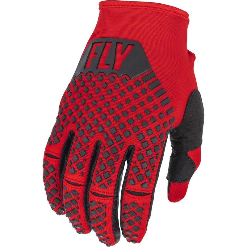 Rękawice motocrossowe FLY Racing Kinetic 2022 black-grey-red.