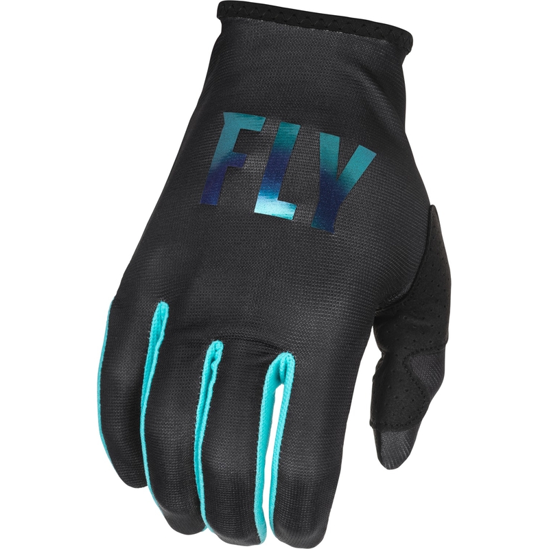 Damskie rękawice motocrossowe FLY Racing Lite 2022 czarno-niebieskie