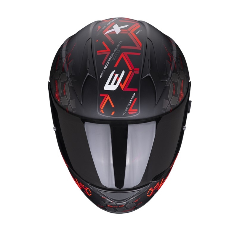 Kask integralny Scorpion EXO-390 Cube black-red.