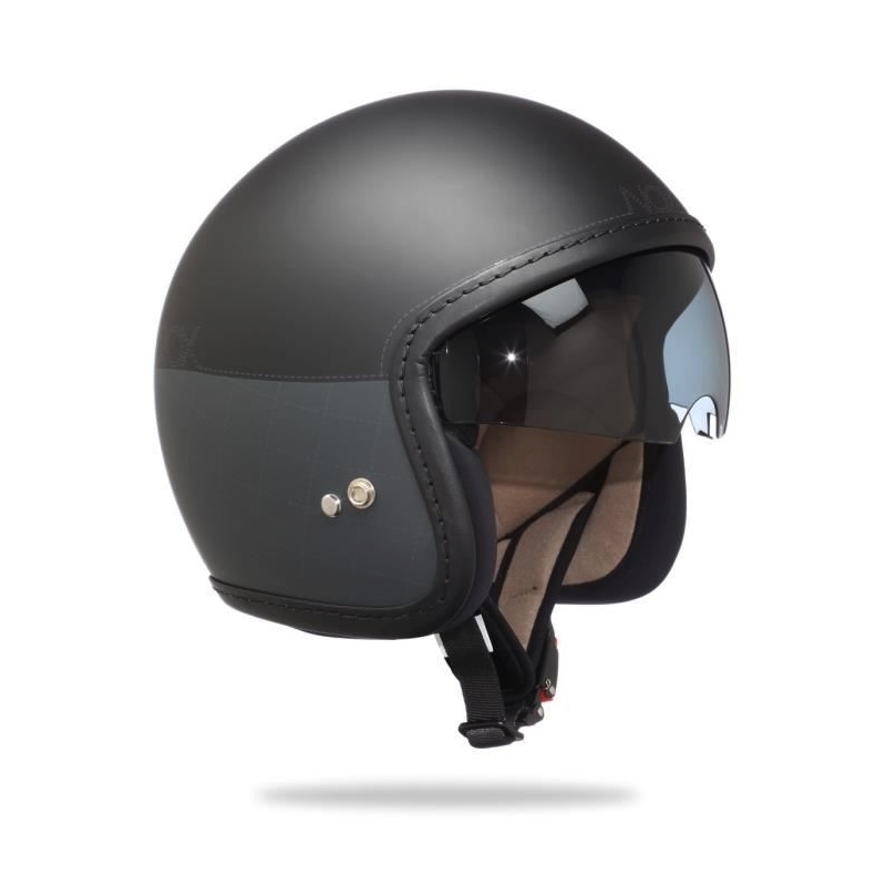 Kask motocyklowy Nox N240 czarno-szary wyprzedaż