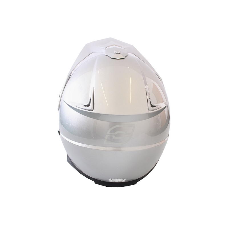 Kask Enduro z blendą przeciwsłoneczną Ozone MXT-01 srebrny wyprzedaż
