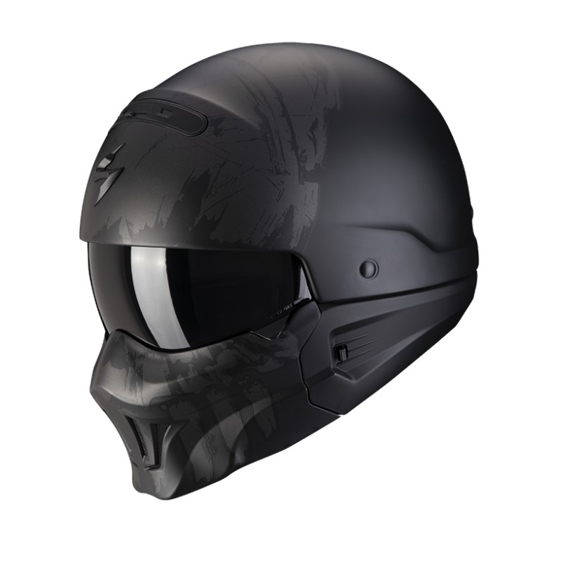 Kask motocyklowy Scorpion EXO-COMBAT EVO MARAUDER matowy czarno-ciemnoszary