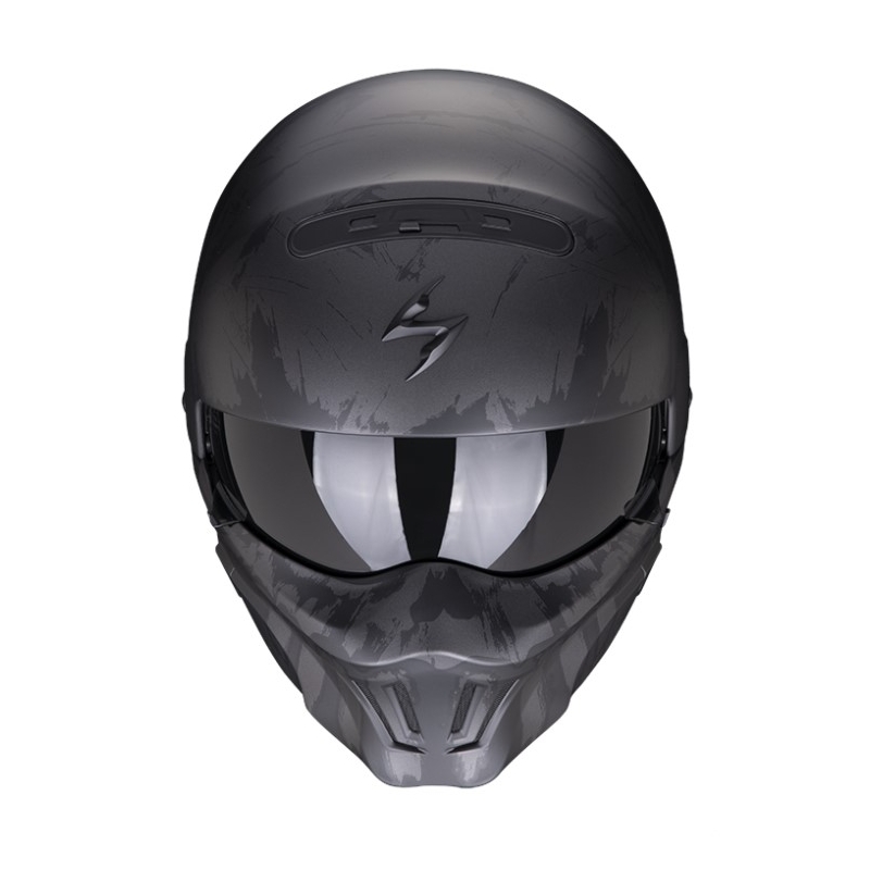 Kask motocyklowy Scorpion EXO-COMBAT EVO MARAUDER matowy czarno-ciemnoszary