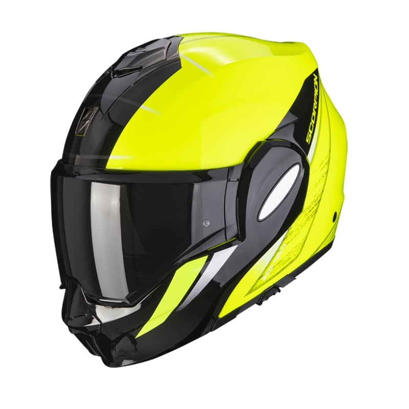 Scorpion EXO-TECH PRIMUS kask motocyklowy składany neonowo-żółto-czarny wyprzedaż