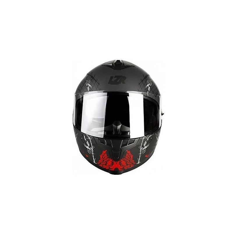 Kask integralny do motocykla Lazer FH3 Pitbull 3 czarno-czerwono-biały