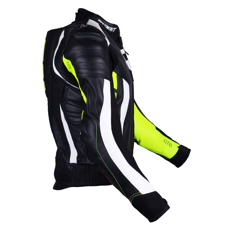 Kurtka męska Street Racer GT6 black-white-fluo yellow wyprzedaż