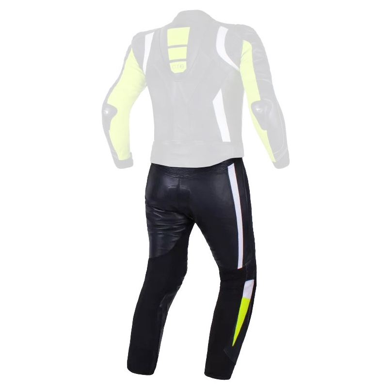 Męskie spodnie Street Racer GT6 black-white-fluo yellow wyprzedaż