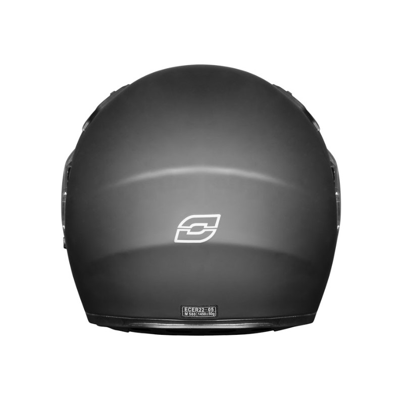 Szczękowy kask motocyklowy Ozone Wind czarny matowy - II. jakość