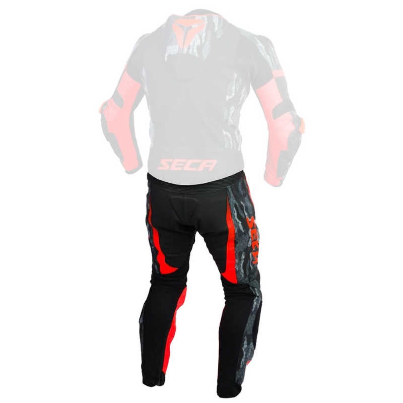 Spodnie męskie SECA SRS II black-fluo red wyprzedaż