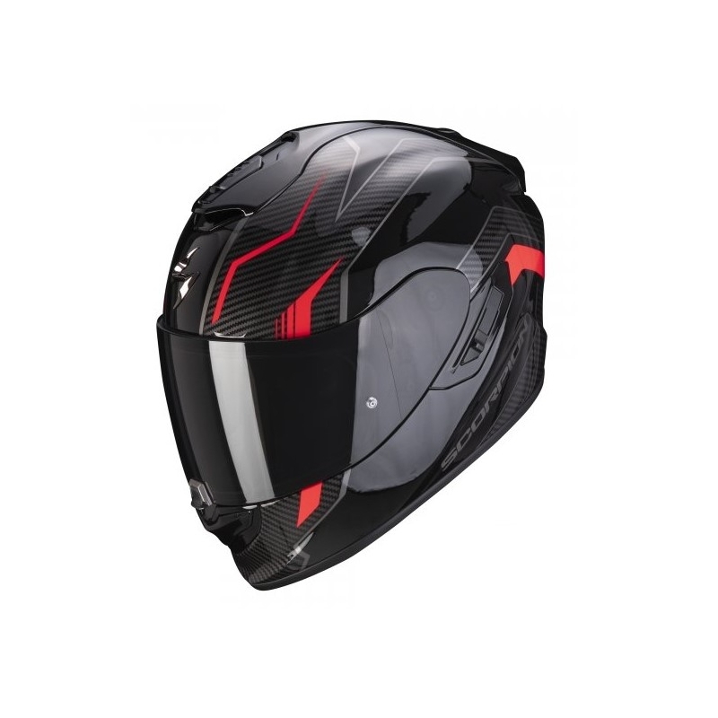 Integralny kask motocyklowy Scorpion EXO-1400 Air Fortuna czarno-czerwony