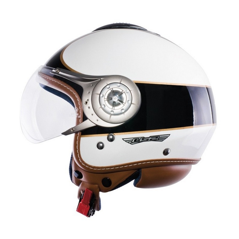 Kask motocyklowy otwarty LS2 Cruiser Biały wyprzedaż