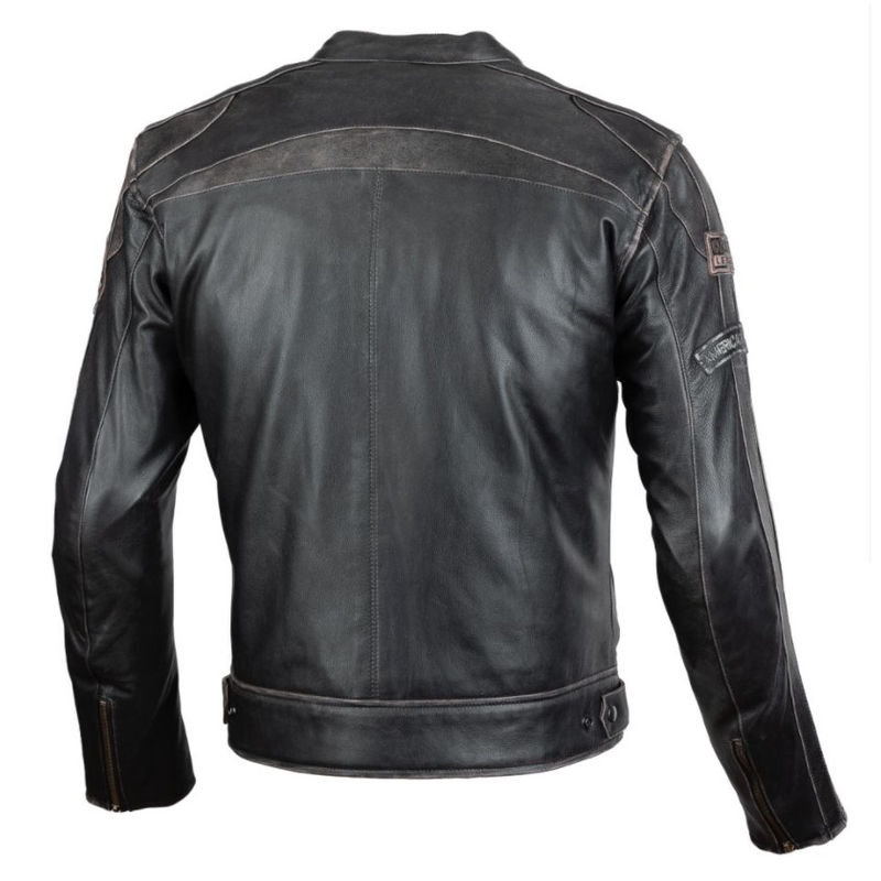 Kurtka motocyklowa SECA Aviator II czarno-brązowa