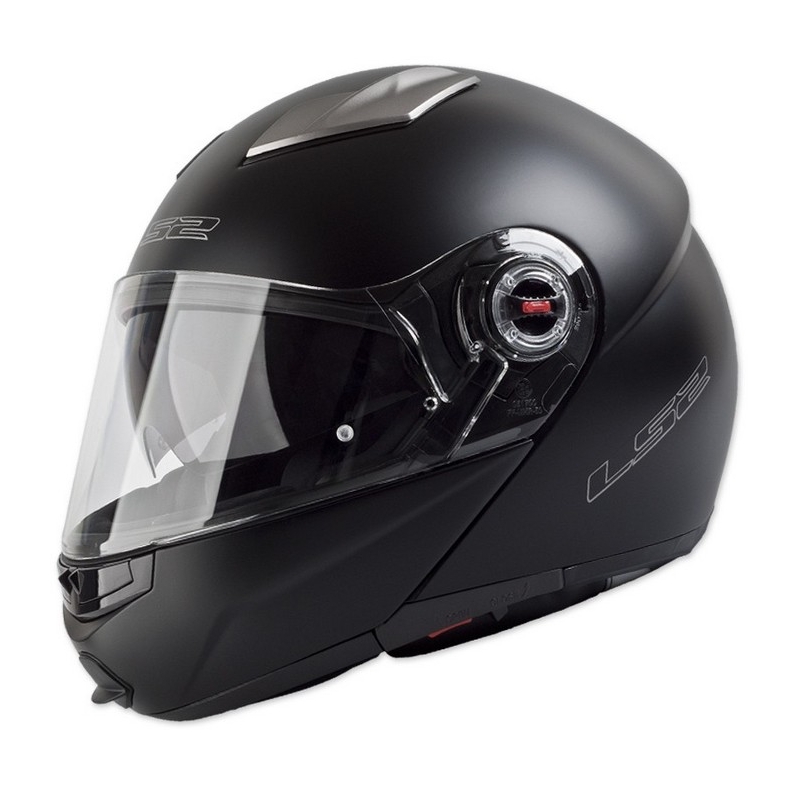 Kask moto szczękowy LS2 EASY czarny matowy wyprzedaż