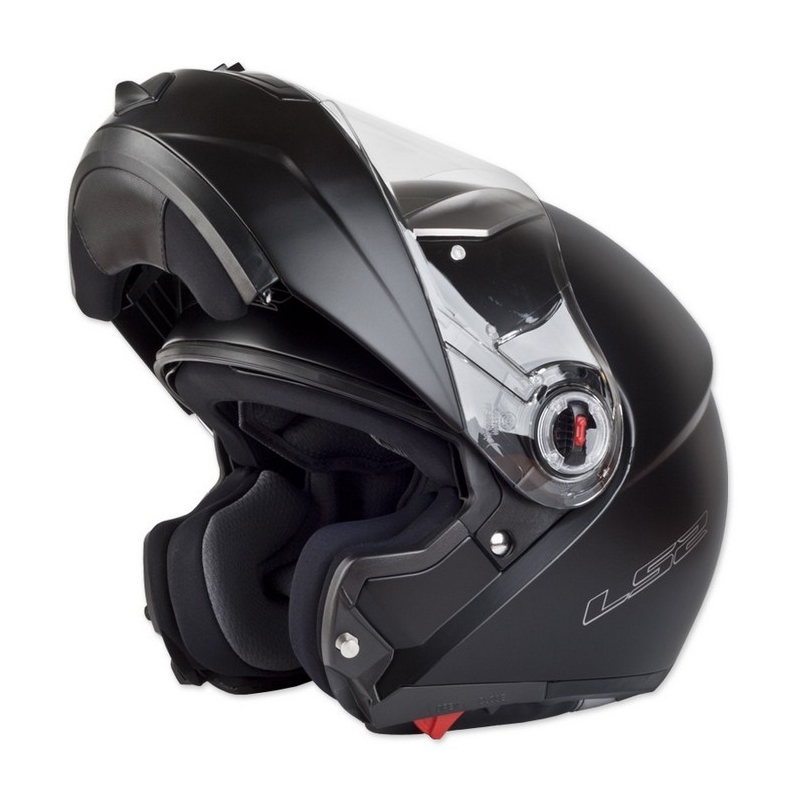 Kask moto szczękowy LS2 EASY czarny matowy wyprzedaż