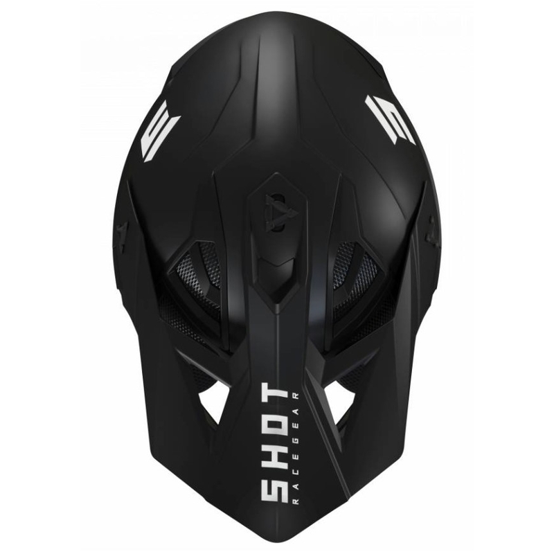 Kask motocrossowy Shot Lite Fury Solid 2.0 czarny