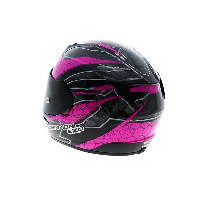 Moto integralny kask Scorpion EXO-410 Rad czarno-różowy