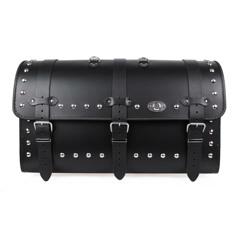 Moto kufer skórzany Chopper RSA-8B ze zamkiem