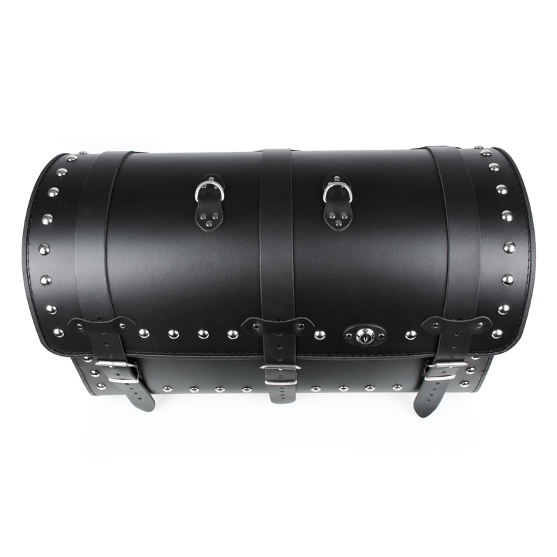 Moto kufer skórzany Chopper RSA-8B ze zamkiem