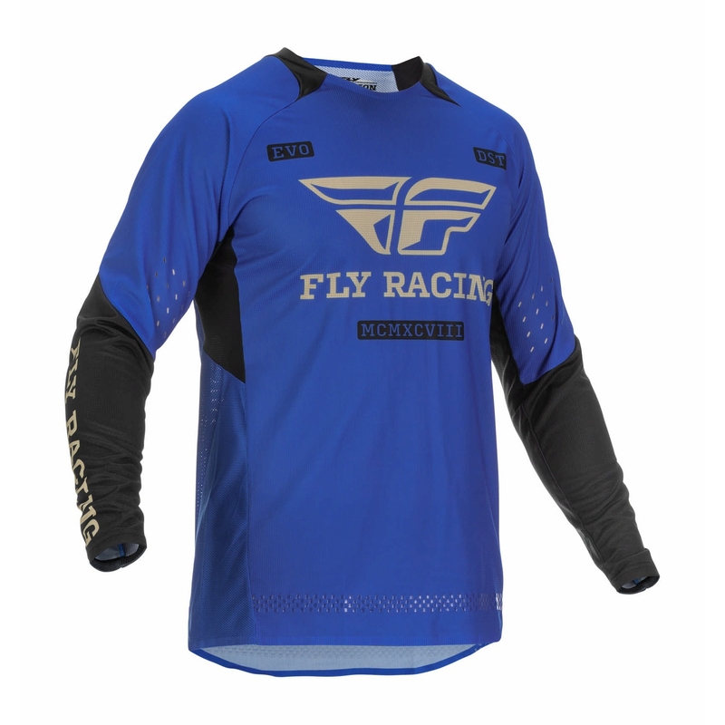 Koszulka motocrossowa FLY Racing Evolution DST 2022 niebiesko-czarna