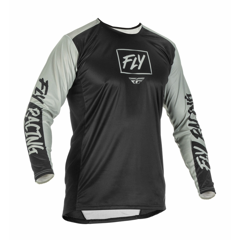 Koszulka motocrossowa FLY Racing Lite 2022 szaro - czarna