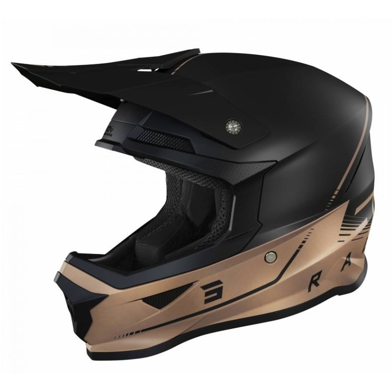Kask motocrossowy Shot Furious Raw 3.0 black-bronze