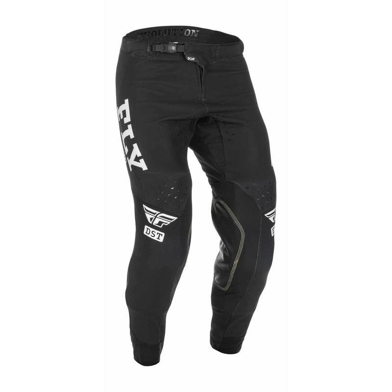 Spodnie motocrossowe FLY Racing Evolution DST 2022 biało-czarne