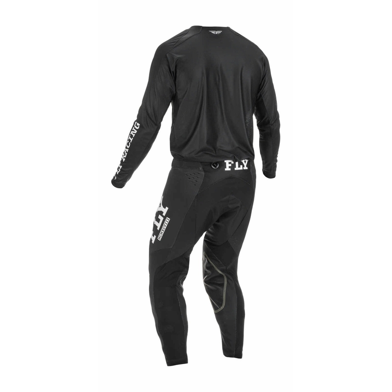 Spodnie motocrossowe FLY Racing Evolution DST 2022 biało-czarne