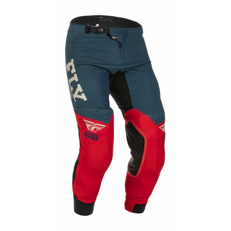 Spodnie motocrossowe FLY Racing Evolution DST 2022 czerwono-szare