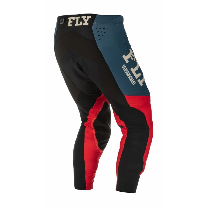 Spodnie motocrossowe FLY Racing Evolution DST 2022 czerwono-szare