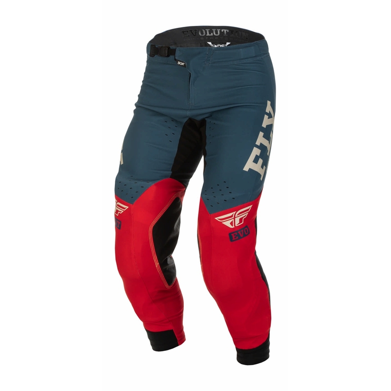 Spodnie motocrossowe FLY Racing Evolution DST 2022 czerwono-szare