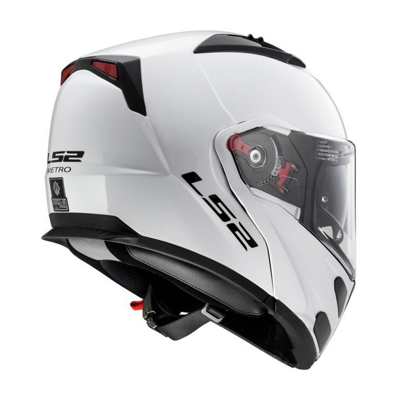 Szczękowy kask motocyklowy LS2 FF324 Metro biały wyprzedaż