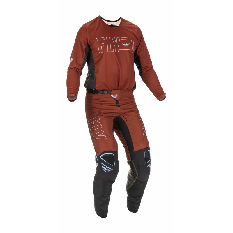FLY Racing Kinetic Fuel 2022 Motocross Pants Czarno-brązowe
