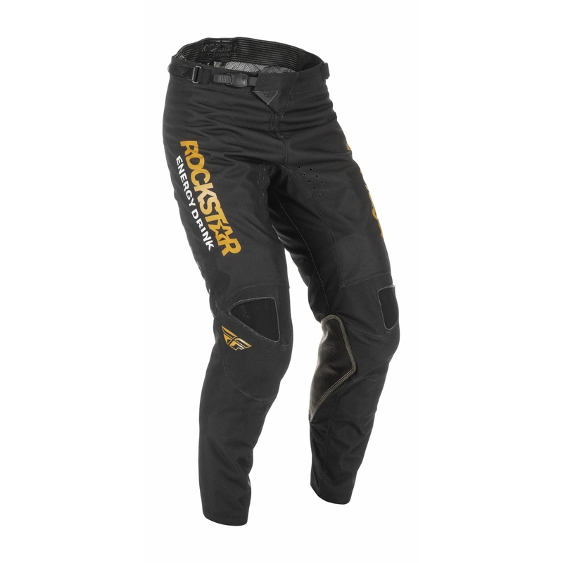 Spodnie motocrossowe FLY Racing Kinetic Rockstar 2022 gold-black wyprzedaż