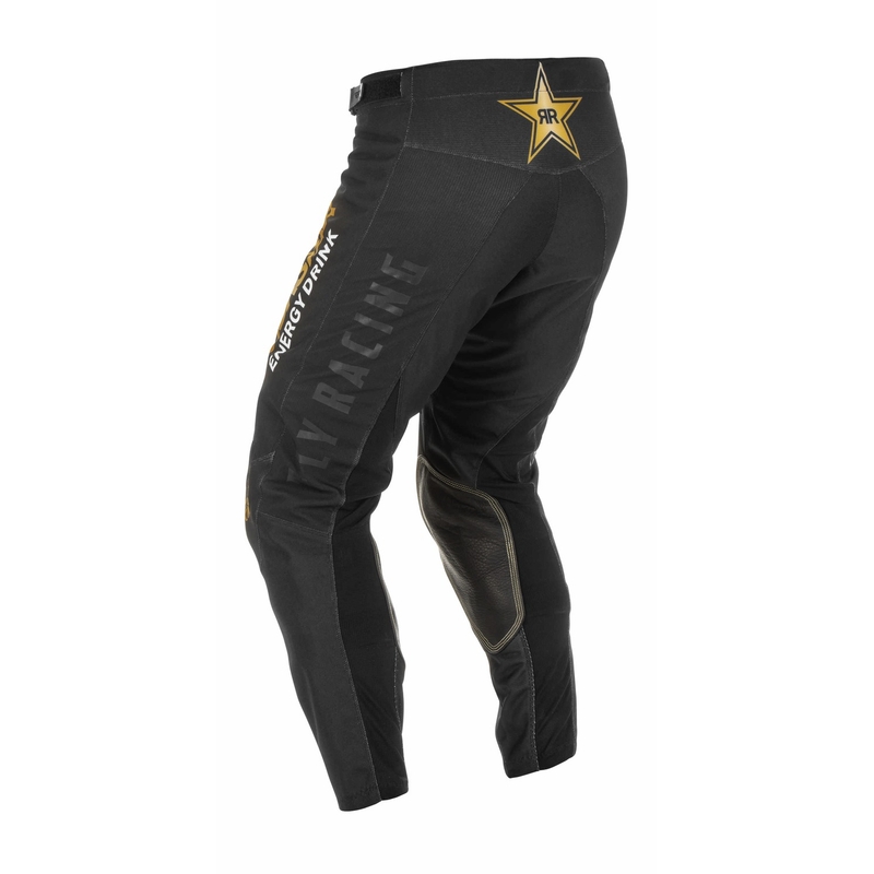Spodnie motocrossowe FLY Racing Kinetic Rockstar 2022 gold-black wyprzedaż