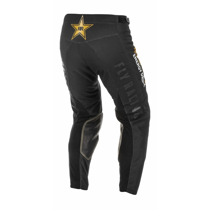 Spodnie motocrossowe FLY Racing Kinetic Rockstar 2022 gold-black wyprzedaż