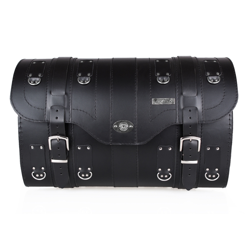 Moto kufer skórzany Chopper RSA-15A ze zamkiem