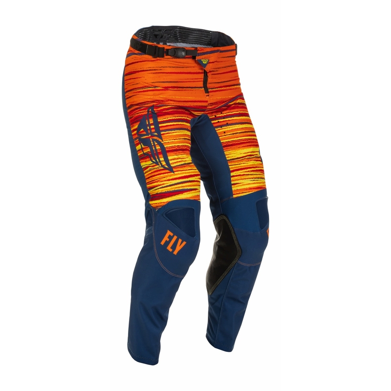 Spodnie motocrossowe FLY Racing Kinetic Wawe 2022 blue-orange