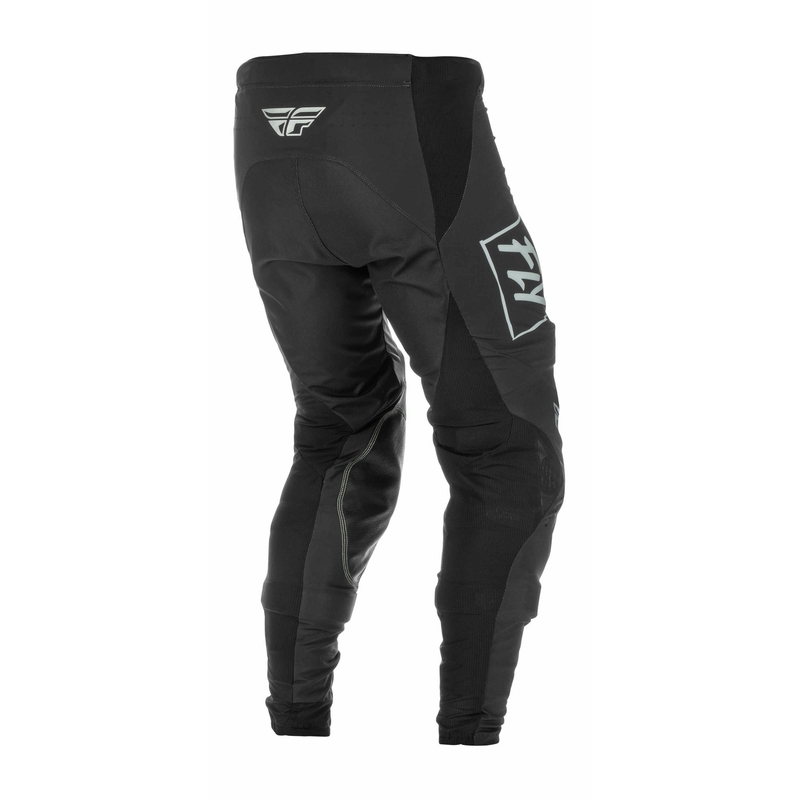 Spodnie motocrossowe FLY Racing Lite 2022 czarno-szare wyprzedaż