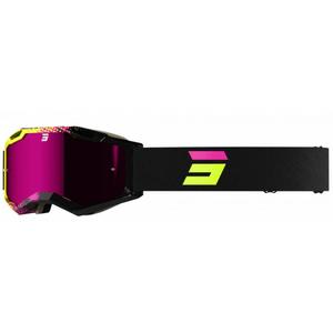 Gogle motocrossowe Shot Iris 2.0 Fusion black-pink-fluo yellow wyprzedaż