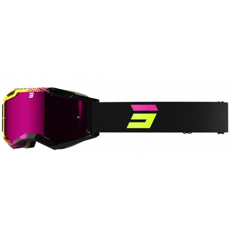 Gogle motocrossowe Shot Iris 2.0 Fusion black-pink-fluo yellow wyprzedaż