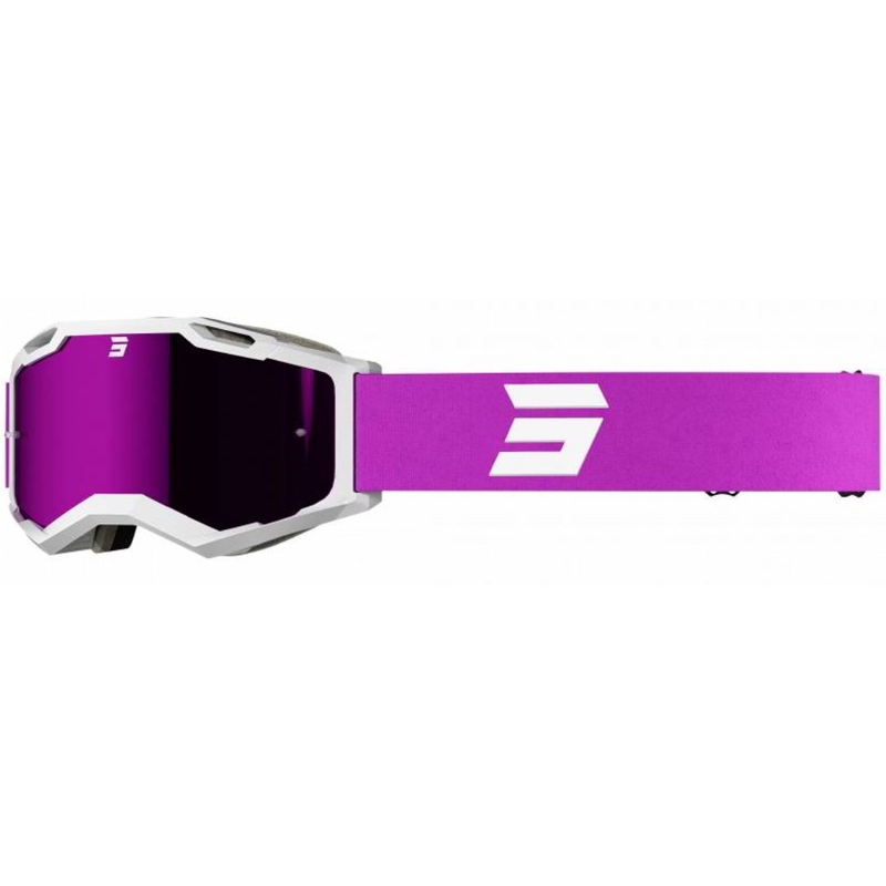 Gogle motocrossowe Shot Iris 2.0 Tech biało-różowe